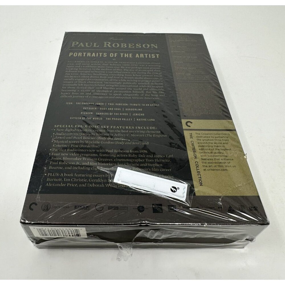 PAUL ROBESON PORTRAITS OF THE ARTIST 4 Dvd Boxset 8 Films CRITERION NEW SEALED - Picture 7 of 7